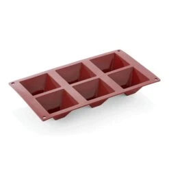 WAS Germany - Ramekin Cake Pan 31 Red, 8 Formen, Ø 6 Cm, Silikon (3171008) -Kaffee Und Tee 03283e04 567a 4d38 b97e a6052bc0ea17