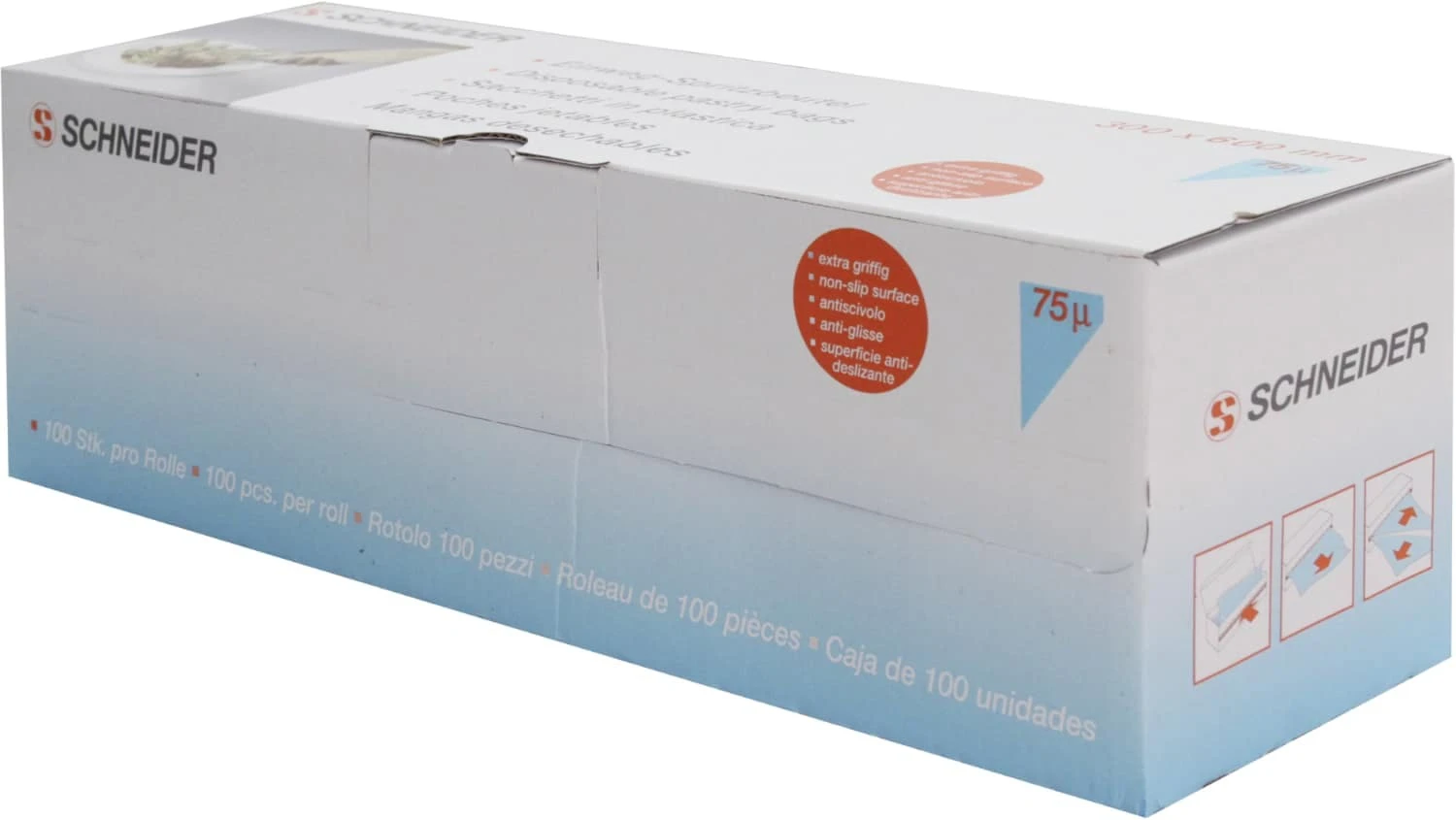 Schneider® Schneider - Einweg-Spritzbeutel, Geschlossene Spitze 300 X 160 Mm, 75 My, Gerollt. Farbe Blau 100 Stk./Box 9 Schneider® Schneider - Einweg-Spritzbeutel, Geschlossene Spitze 300 X 160 Mm, 75 My, Gerollt. Farbe Blau 100 Stk./Box – Bild 7