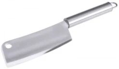 6x Käse-/Hackbeil Serie POLARIS, Mit Seidenmatt Poliertem Griff Aus Edelstahl 18/10,