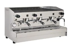 Siebträger - Espressomaschine BAROSSI Professionale 3 Gr. Semi-Autom. - Edelstahlausführung