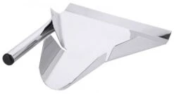 2x Contacto Pommes Frites-/ Abfüll-Schaufel, Für Linkshänder, Edelstahl, Schaufelmaß: 23 Cm X 21 Cm, Stiellänge: 14 Cm