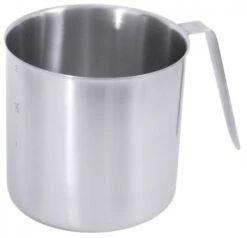 3x Contacto Maß Mit Fuß, Edelstahl, Volumen: 0,5 L, Höhe: 11 Cm -Kaffee Und Tee 3187a088 3167 4f95 b803 2c3c0e9534d9