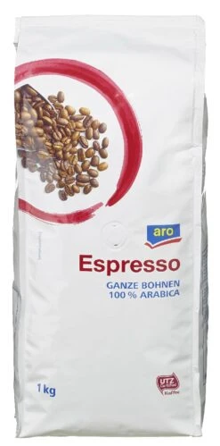 Aro Kaffeebohnen Espresso Robusta Arabica (1 Kg) -Kaffee Und Tee 39cdc1ee 1502 42ff 8c0d ca976985861a