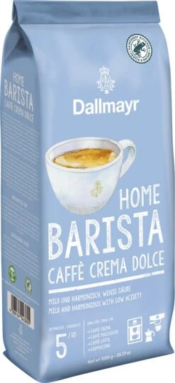 Dallmayr Kaffeebohnen Home Barista Crema Dolce (1 Kg) -Kaffee Und Tee 4b5a7739 86da 4d56 a9ee 28b6eca1507d