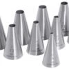 2x Contacto Lochtüllensatz, Edelstahl, Matt Gebürstet, Set Mit 9 Stück, Loch-Ø 4 Bis 15 Mm, Höhe: 5 Cm -Kaffee Und Tee 4cf6213a e177 4fb1 9ee9 c8c649b29382