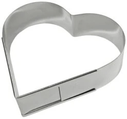 1 X SCHNEIDER Backrahmen "Herz" Edesltahl, Verstellbar 430 - 500 X 70 Mm -Kaffee Und Tee 50547fdf 24a9 4d04 819f c07e7219bf12