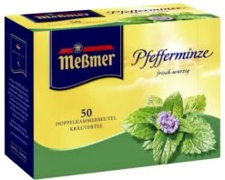 Meßmer Kräutertee Pfefferminze 50 Teebeutel (112 G)