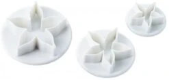 9x Fondantausstecher Sternfrucht