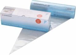 Schneider® Schneider - Einweg-Spritzbeutel, Geschlossene Spitze 530 X 275 Mm, 75 My, Gerollt Farbe Blau 100 Stk./Box