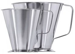 5x Schaumspeisenform, Edelstahl, Fläche: 10 Cm X 3 Cm, Höhe: 4,5 Cm -Kaffee Und Tee ac75de49 a3f8 4c5f 9bae cbb9c32c15ca 2