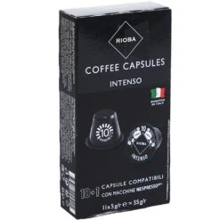 Rioba Kaffeekapseln Dacaffeinato 11 Kapseln (55 G) -Kaffee Und Tee b0100bf8 9fab 42fa 94b2 fd21c9337a9f 5