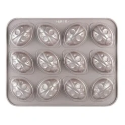 CHEFMADE | Mini Tarteformen Herz | 105x102x20mm | Champagnergold | Antihaft- & Silikonbeschichtet | Quicheform | Minikuchenform | Hebebodenform -Kaffee Und Tee ca054c06 a21b 413d 8435 38992b020bed 1