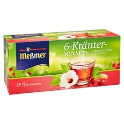 Meßmer Kräutertee 6 Kräuter Mischung 25 Teebeutel (45g)